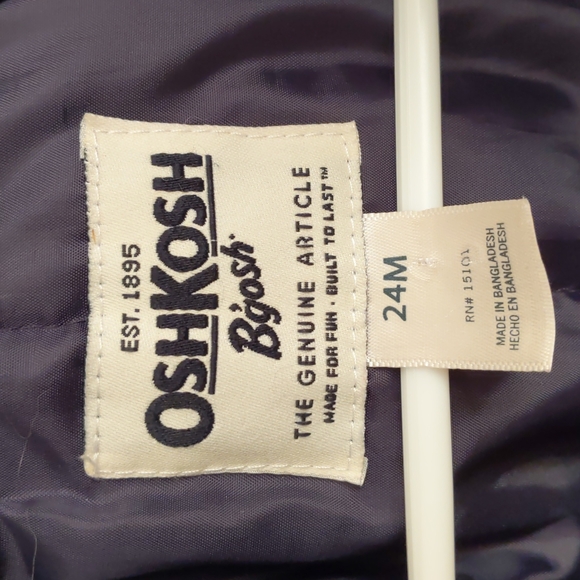 Osh Kosh B'Gosh 24 Month Toddler Girl Coat Jacket - Picture 6 of 7